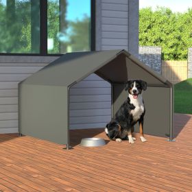 Dog Shade Shelter, Portable Pet Tent, Water Resistant Dog House for Shade Protection, Outdoor, Garden, Patio, Backyard, Gray Dog Shade Shelter, Portable Pet Tent, Water Resistant Dog House for Shade Protection, Outdoor, Garden, Patio, Backyard, Gray